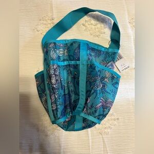 Vera Bradley Shower Caddy Peacock Garden